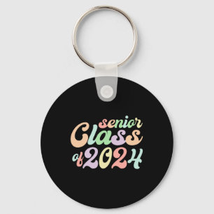 Senior Class Of 2024 Colorful Keychain