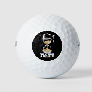 Senior Class Of 2025 Countdown to Graduation Gift Golf Balls
