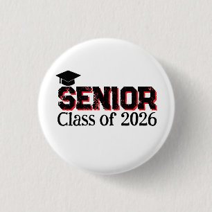 Senior Class Of 2026 1 Inch Round Button