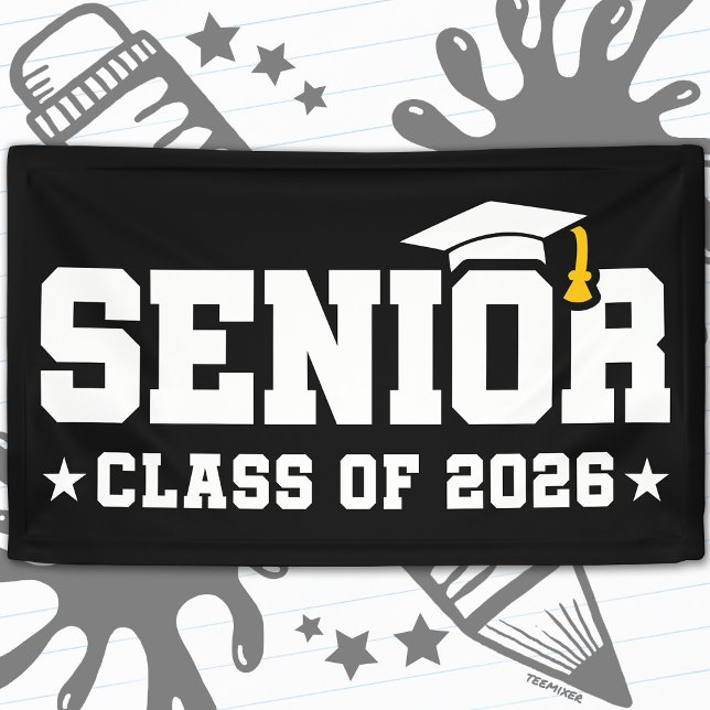 Senior Class of 2026 Bold Graduation Typography Banner (Creator Uploaded)