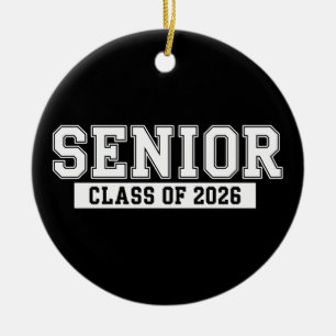 Senior Class Of 2026 Graduation 26 Graduate Party Ceramic Ornament