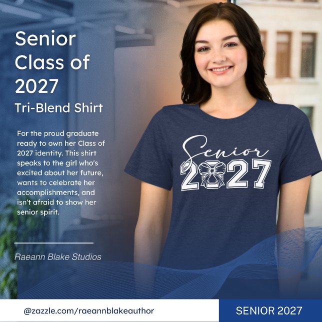 Senior Class of 2027 Women's Tri-Blend Shirt (Creator Uploaded)