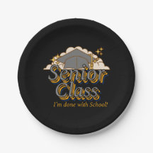 Senior Class Paper Plates