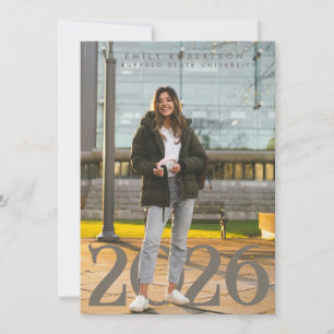 Senior College Student Graduation Invitation