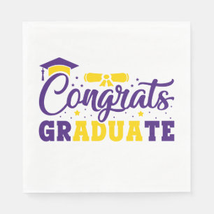 Senior Congrats Graduate Napkin
