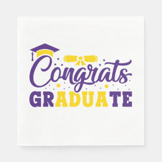 Senior Congrats Graduate Napkin