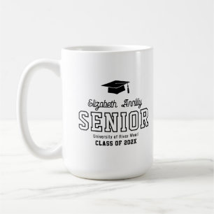 Senior Custom Year Script Graduate College  Coffee Mug