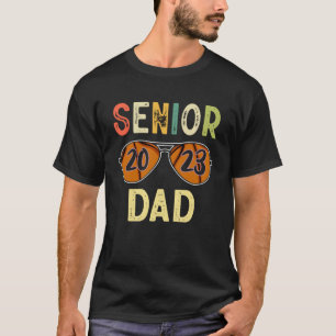 Senior Dad 2023 Cool Proud Dad Basketball Senior G T-Shirt