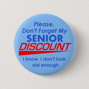 SENIOR DISCOUNT Button