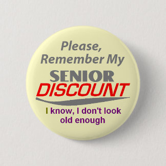 SENIOR DISCOUNT Button