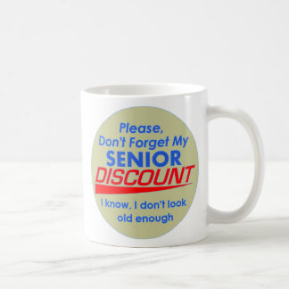 Senior Discount Mug