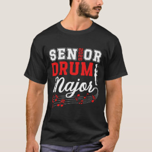 Senior Drum Major Cl Of 2026 Marching Band Senior T-Shirt