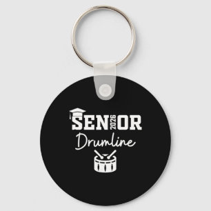 Senior Drumline Cl Of 2026 Marching Band Graduatio Keychain