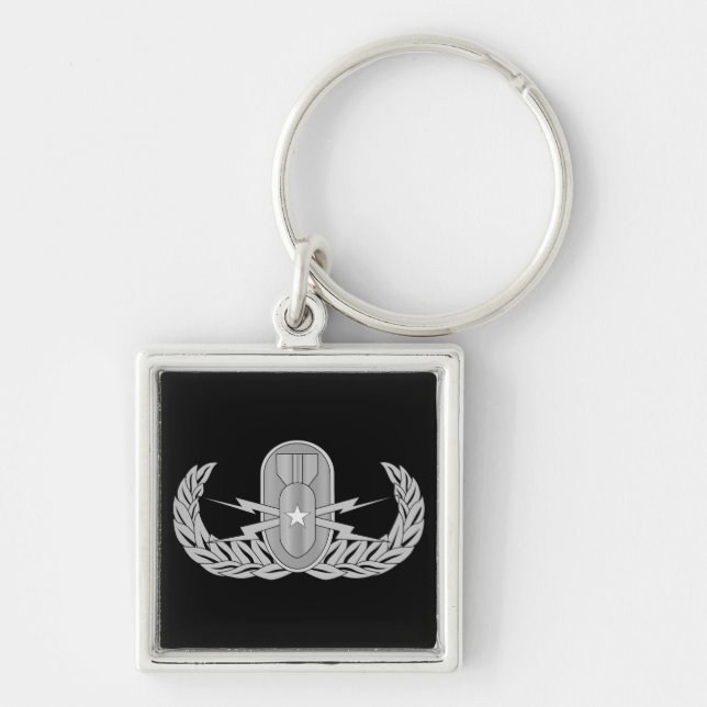 Senior Explosive Ordnance Disposal EOD Keychain (Front)