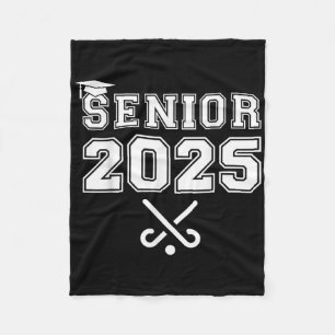 Senior Field Hockey Cl Of 2025 Graduation School G Fleece Blanket