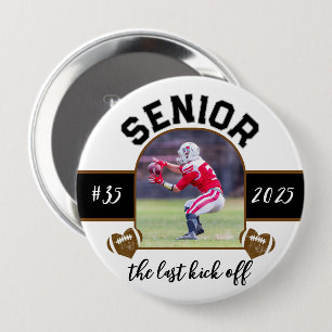 Senior Football last kick off button for parent
