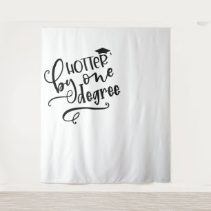 Senior Fun Hotter by One Degree Photo Backdrop Tapestry