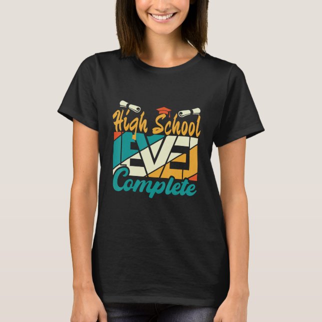 Senior Gamer 2023 High School Level Complete 2023  T-Shirt (Front)