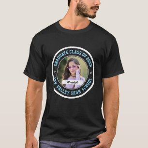 Senior Graduate Class Custom Photo Graduation T-Shirt