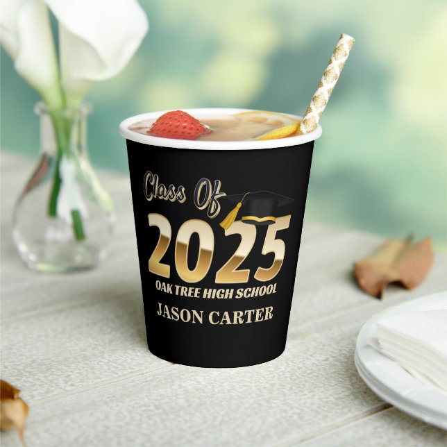 Senior Graduate Class of 2025 Graduation Party Paper Cups (Insitu)