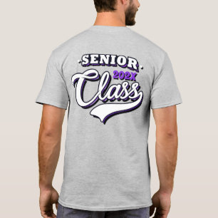 Senior Graduating class of, purple T-Shirt