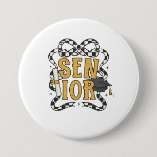 Senior Graduation Class Design 🎓✨ 3 Inch Round Button