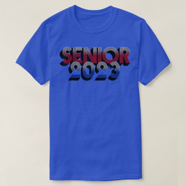 Senior Graduation Class of 2023 High school colleg T-Shirt (Design Front)
