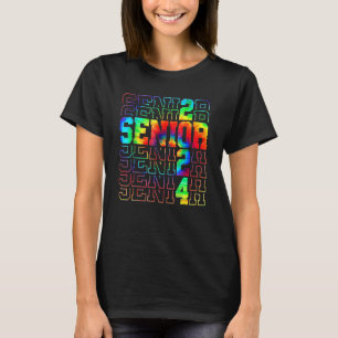Senior Graduation Class of 2024 Tie Dye Senior 202 T-Shirt