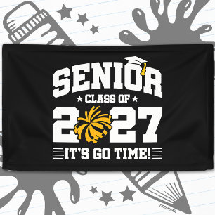 Senior Graduation Quote Cheer Team Class of 2027 Banner