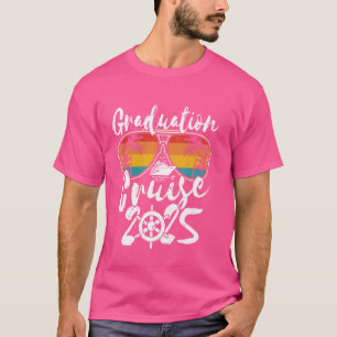 Senior Graduation Trip Cruise 2025 Retro Ship Part T-Shirt