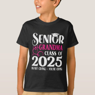 Senior Grandma Cl Of 2025 Graduate Family Graduati T-Shirt