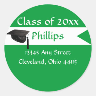 Senior Green Envelope Seal