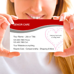 Senior Home Care Business Cards