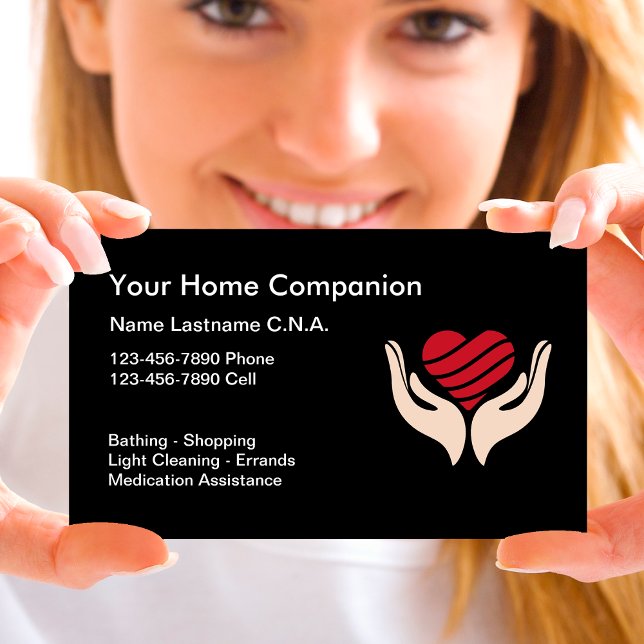 Senior Home Companion Business Card (Creator Uploaded)