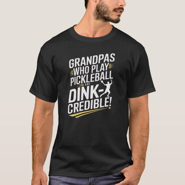 Senior Humor Pickleball T-Shirt (Front)