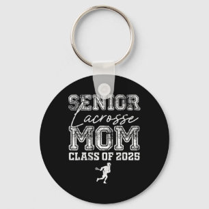 Senior Lacrosse Mom Cl Of 2025 Graduate Lacrosse M Keychain