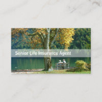 Senior Life Insurance business card