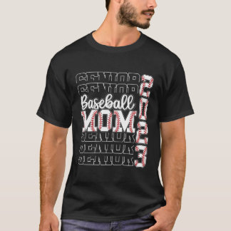 Senior Mom 2023 Baseball Class Of 2023 Graduation T-Shirt