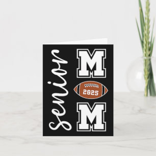 Senior Mom 2025 Football Mommy Cl Of 2025 Graduati Card