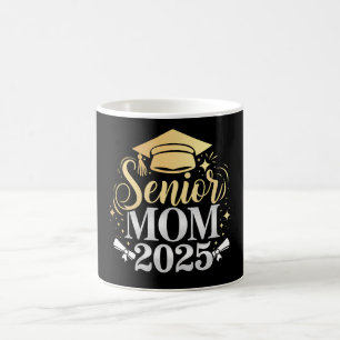 Senior Mom 2025 Graduation Family Son Daughter Coffee Mug