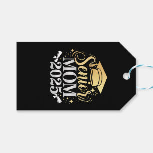 Senior Mom 2025 Graduation Family Son Daughter Gift Tags
