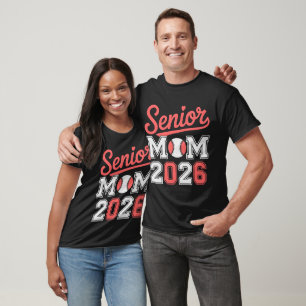 Senior Mom 2026 Baseball Proud Family Sports Shirt