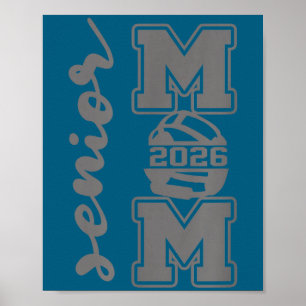 Senior mom 2026 wrestling athlete proud parent poster