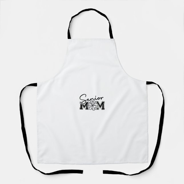 Senior Mom Cheer Design 🎓📣 Apron (Front)
