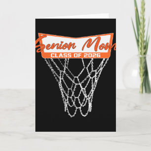 Senior Mom Cl Of 2026 Basketball Net Graduation Mo Card