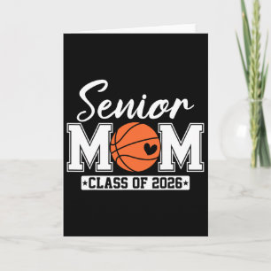 Senior Mom Cl Of 2026 Sketll Mom Graduation  Card