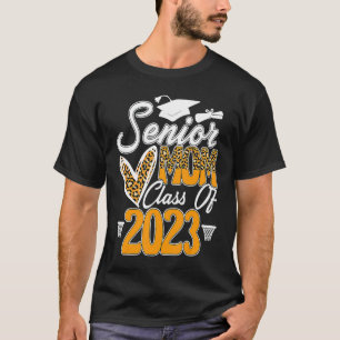 Senior Mom Class Of 2023 Basketball Graduation Mom T-Shirt