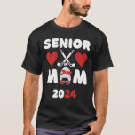 Senior Mom Class Of 2024 Ice Hockey Mom Graduation T-Shirt<br><div class="desc">Senior Mom Class Of 2024 Ice Hockey Mom Graduation</div>