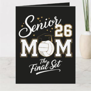 Senior Mom Class of 2026 Volleyball Card