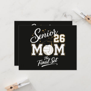 Senior Mom Class of 2026 Volleyball Invitation